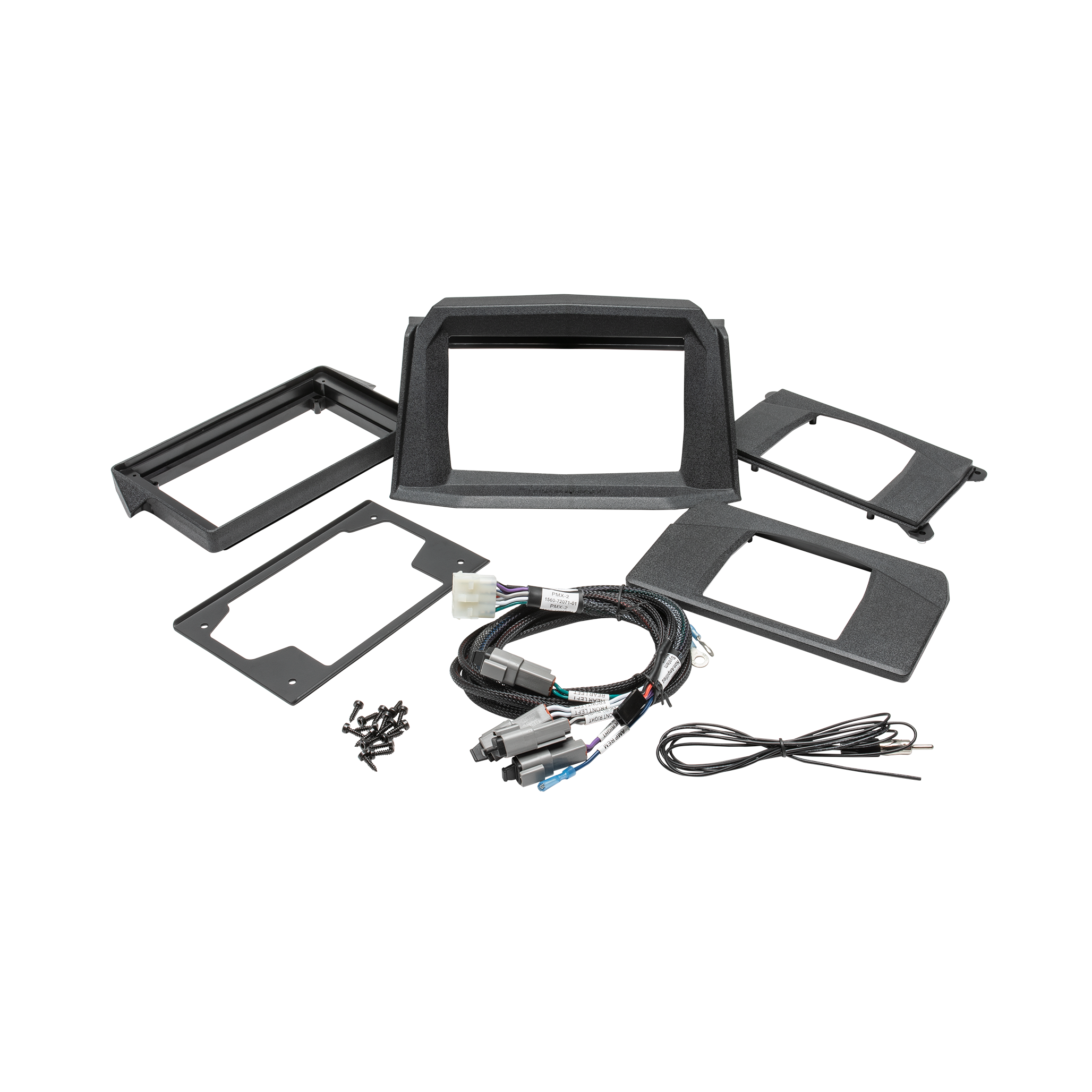 Upper Lower Dash Kit for Most PMX Source Units on Select Polaris RZR Models