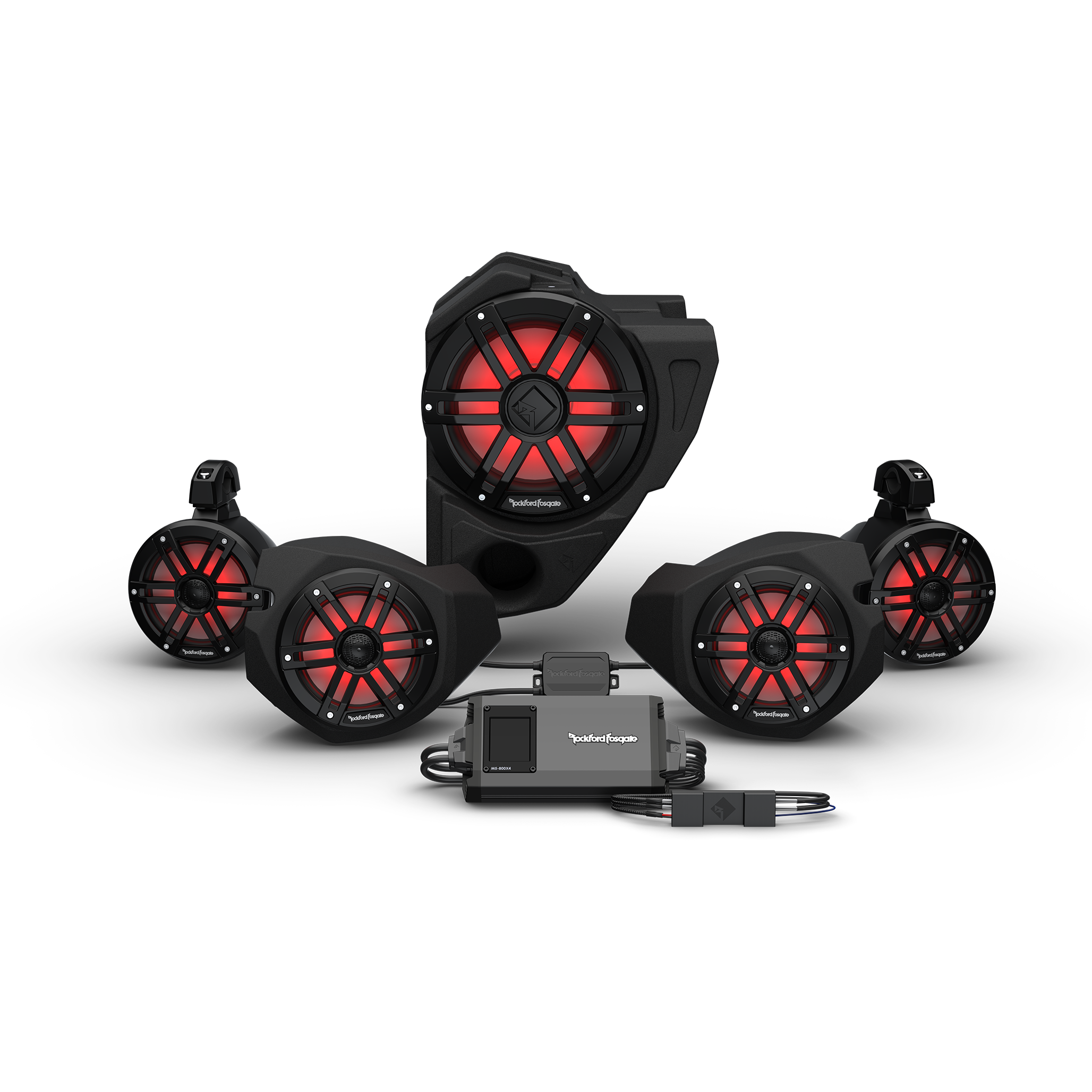 2014+ RZR Stage 4 Audio System For Ride Command (Gen-3)