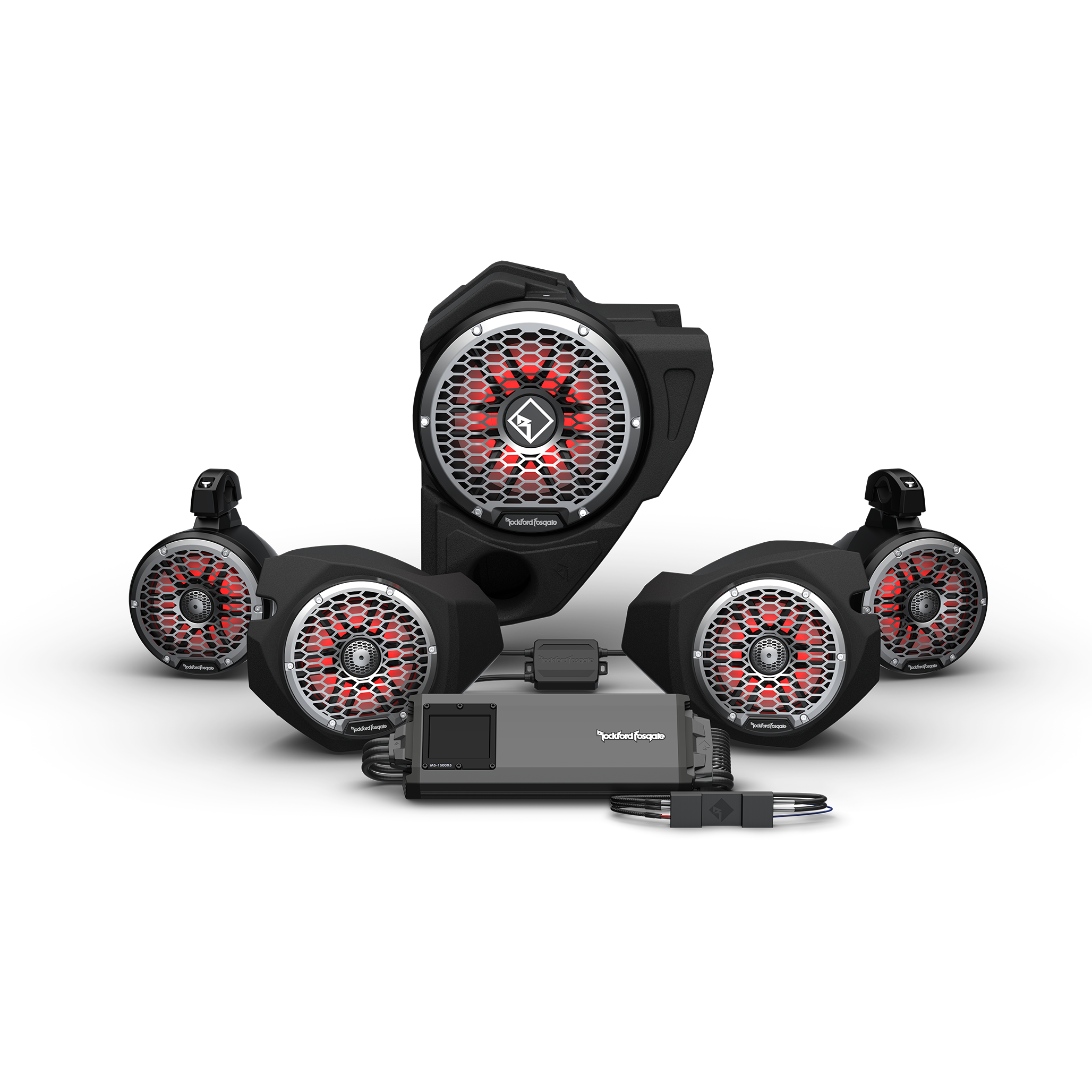 2014+ RZR Stage 5 Audio System For Ride Command (Gen-3)