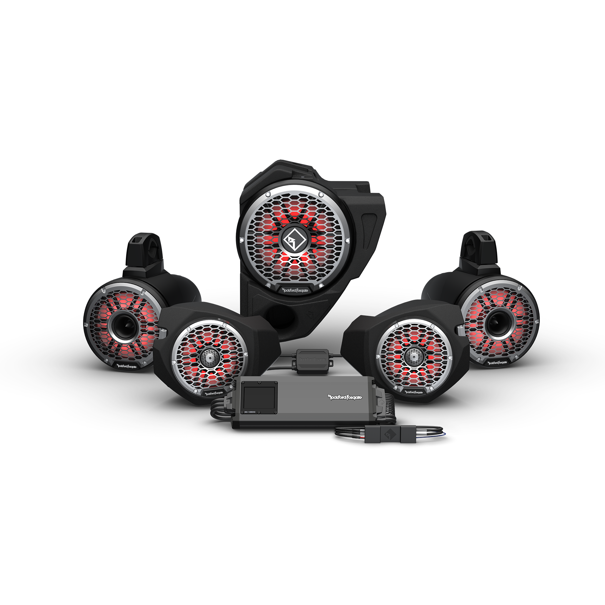2014+ RZR Stage 6 Audio System For Ride Command (Gen-3)