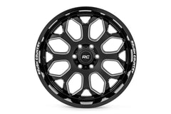 Rough Country 96 Series Wheel | One-Piece | Gloss Black | 20x10 | 6x135 | -19mm