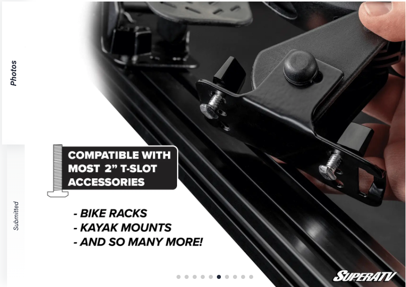 CFMOTO UForce 1000 XL Outfitter Roof Rack + Recessed Lights + 30in. Light Bar + Metal Roof