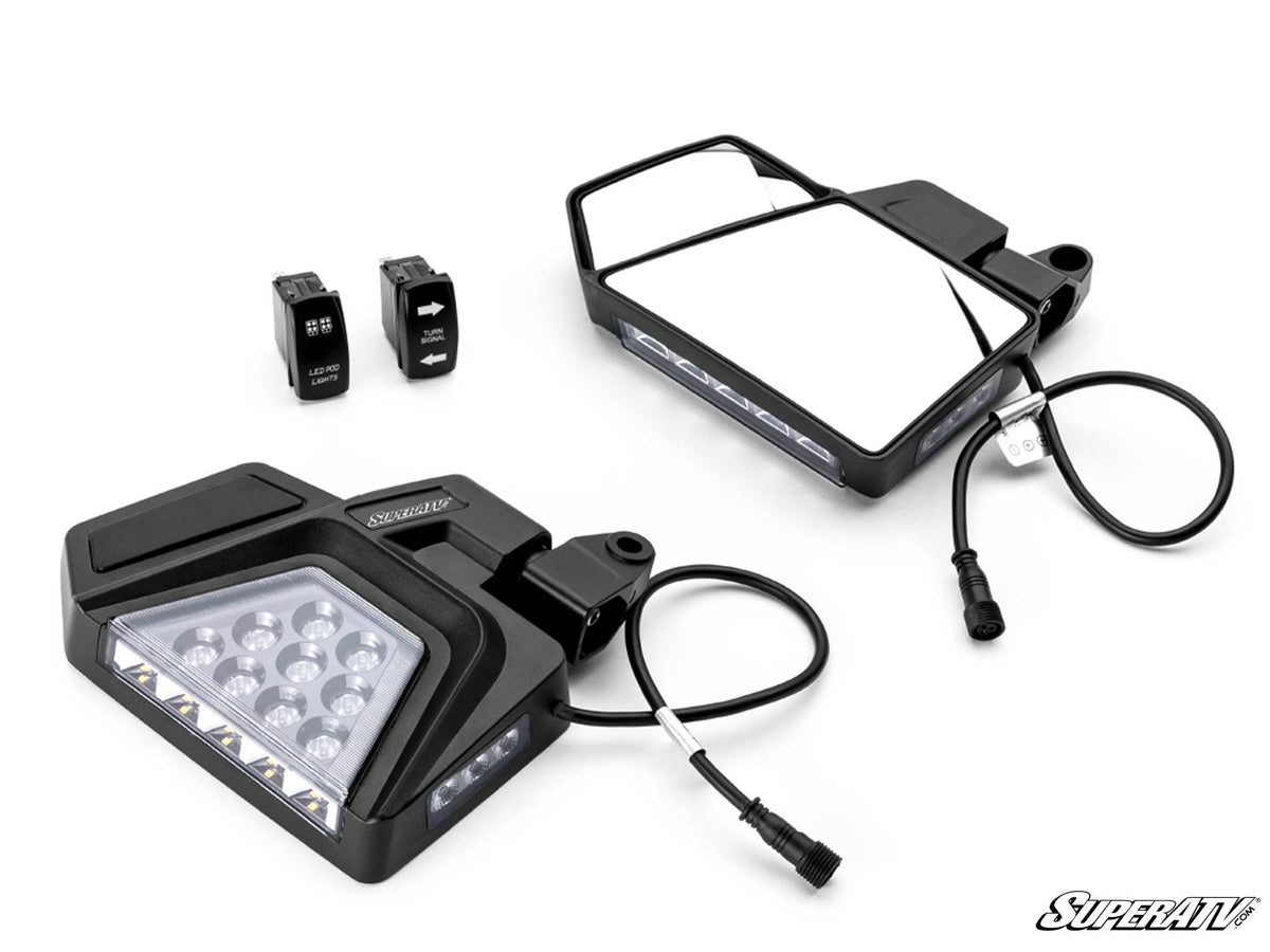Polaris Dual Section LED Side-View Mirrors
