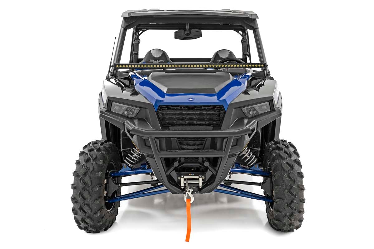 LED Light Kit | Lower Windshield | 50" Black Single Row | Polaris General XP 4 1000