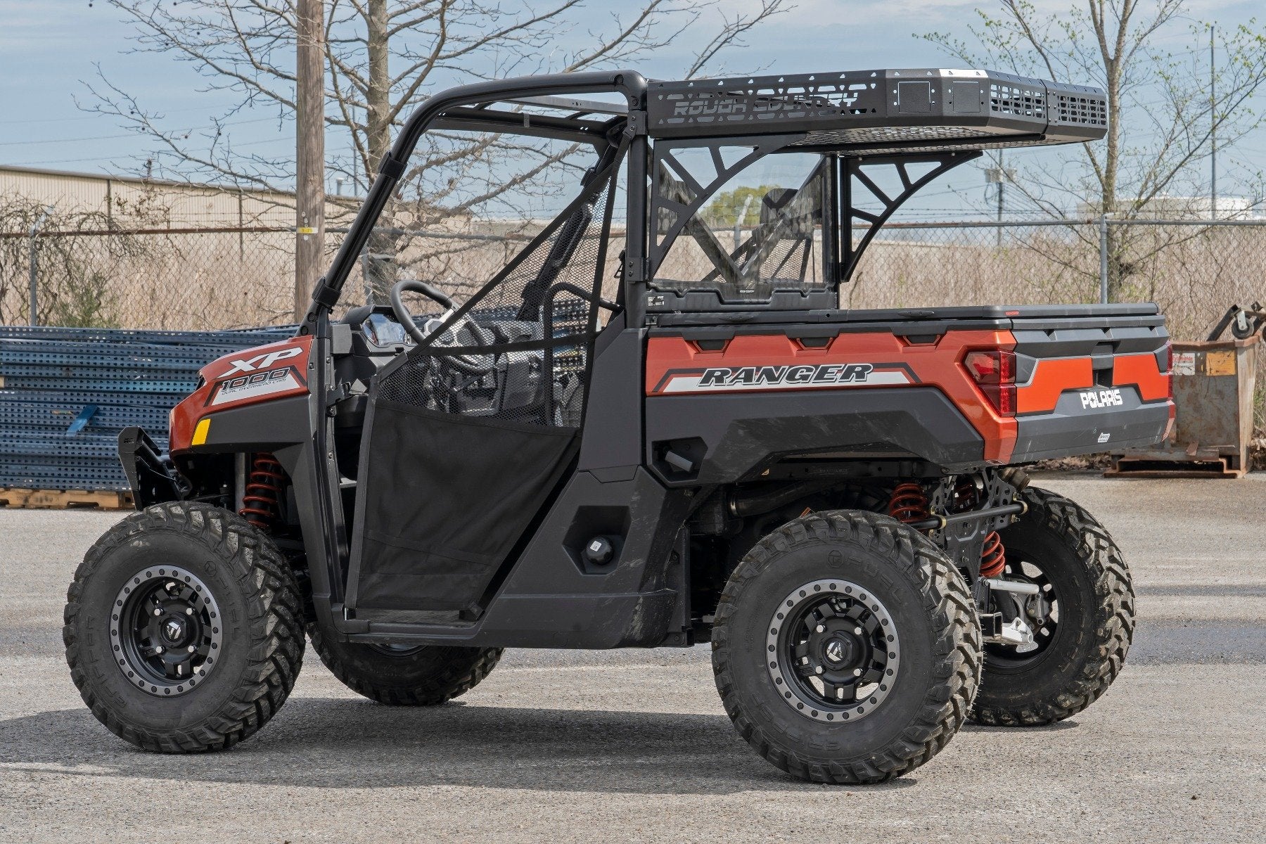 Cargo Rack | Dual 2" Black LED Pairs | Flush Mount | Polaris Ranger XP 1000