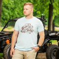 Muddy Buddy Heather Ice Blue Unisex T-Shirt