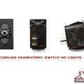 XTC a78acb8ad7e3de00 | Carling Contura V SPST Momentary Switch with no Lights