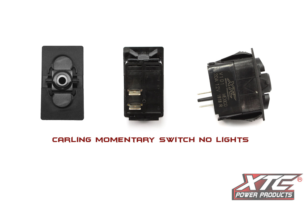 XTC a78acb8ad7e3de00 | Carling Contura V SPST Momentary Switch with no Lights