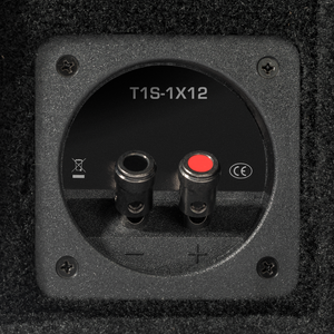T1S-1X12 - Power Single 12" T1 Slim Sealed Loaded Enclosure - image 5