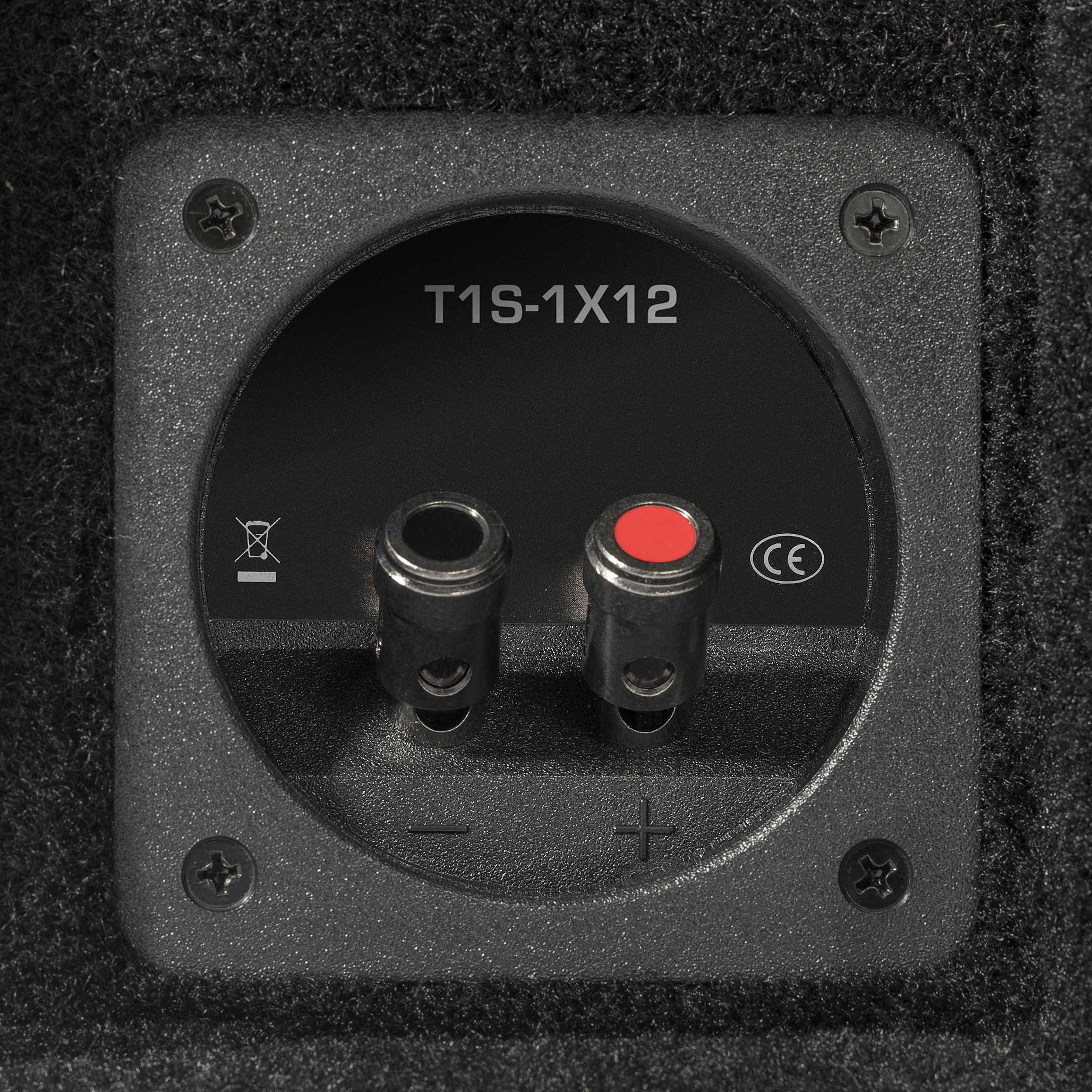 Power Single 12′′ T1 Slim Sealed Loaded Enclosure