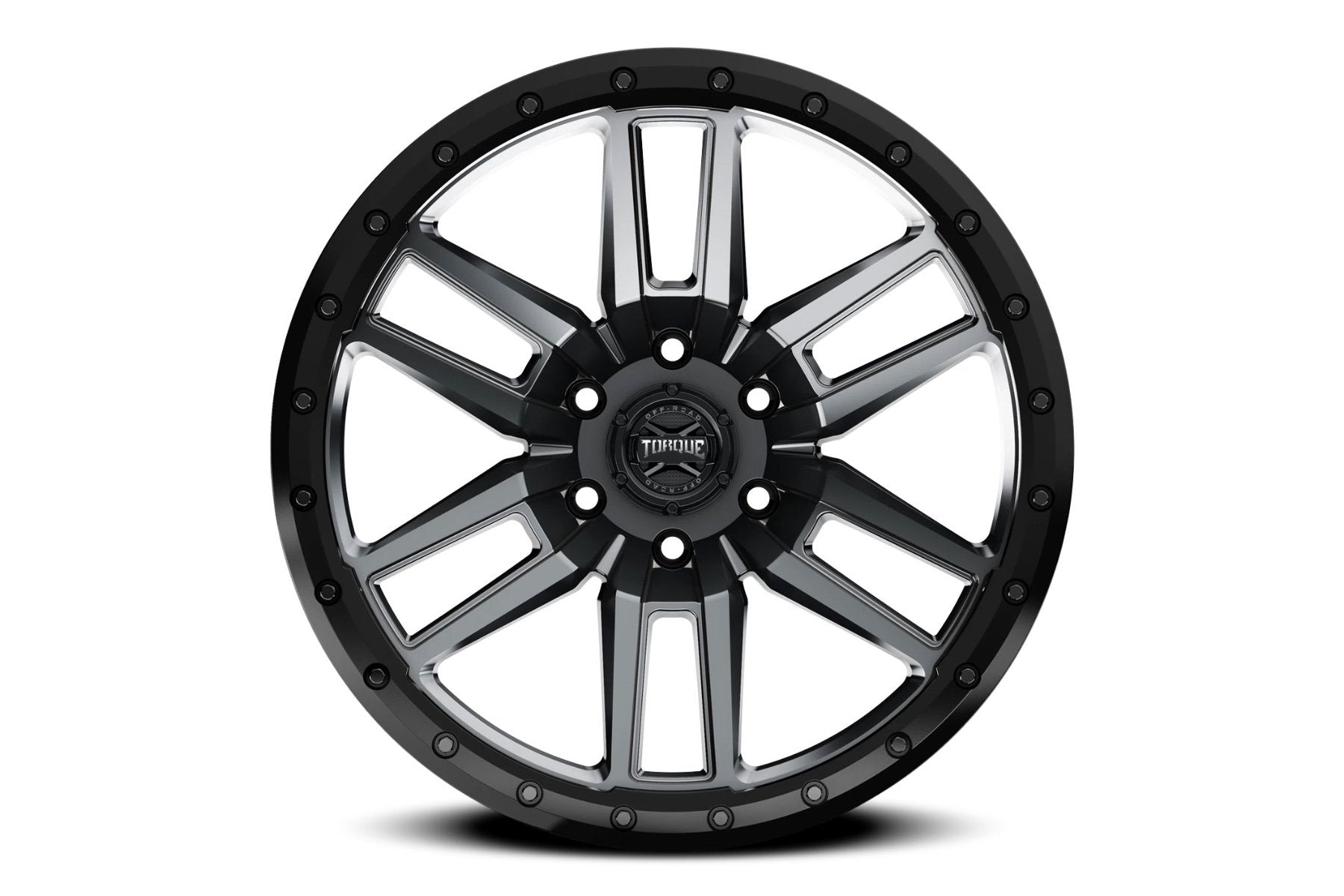 Torque Pritchett | Anthracite w/Black Lip | 18x9 | 6x5.5 | -12mm