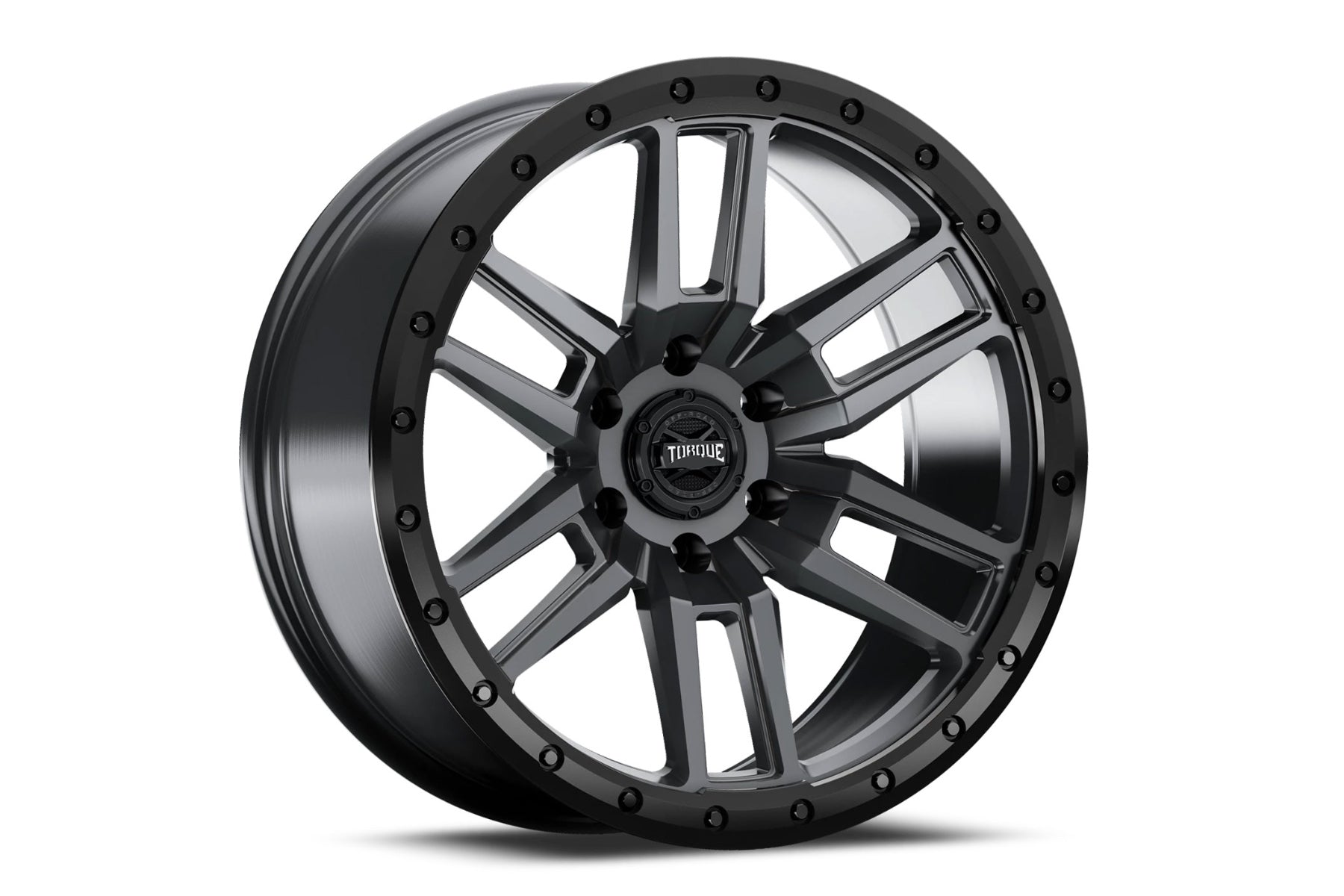 Torque Pritchett | Anthracite w/Black Lip | 20x9 | 6x5.5 | -12mm