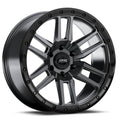 Torque Pritchett | Anthracite w/Black Lip | 18x9 | 6x5.5 | -12mm