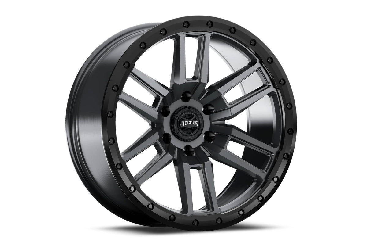 Torque Pritchett | Anthracite w/Black Lip | 17x9 | 6x5.5 | 0mm