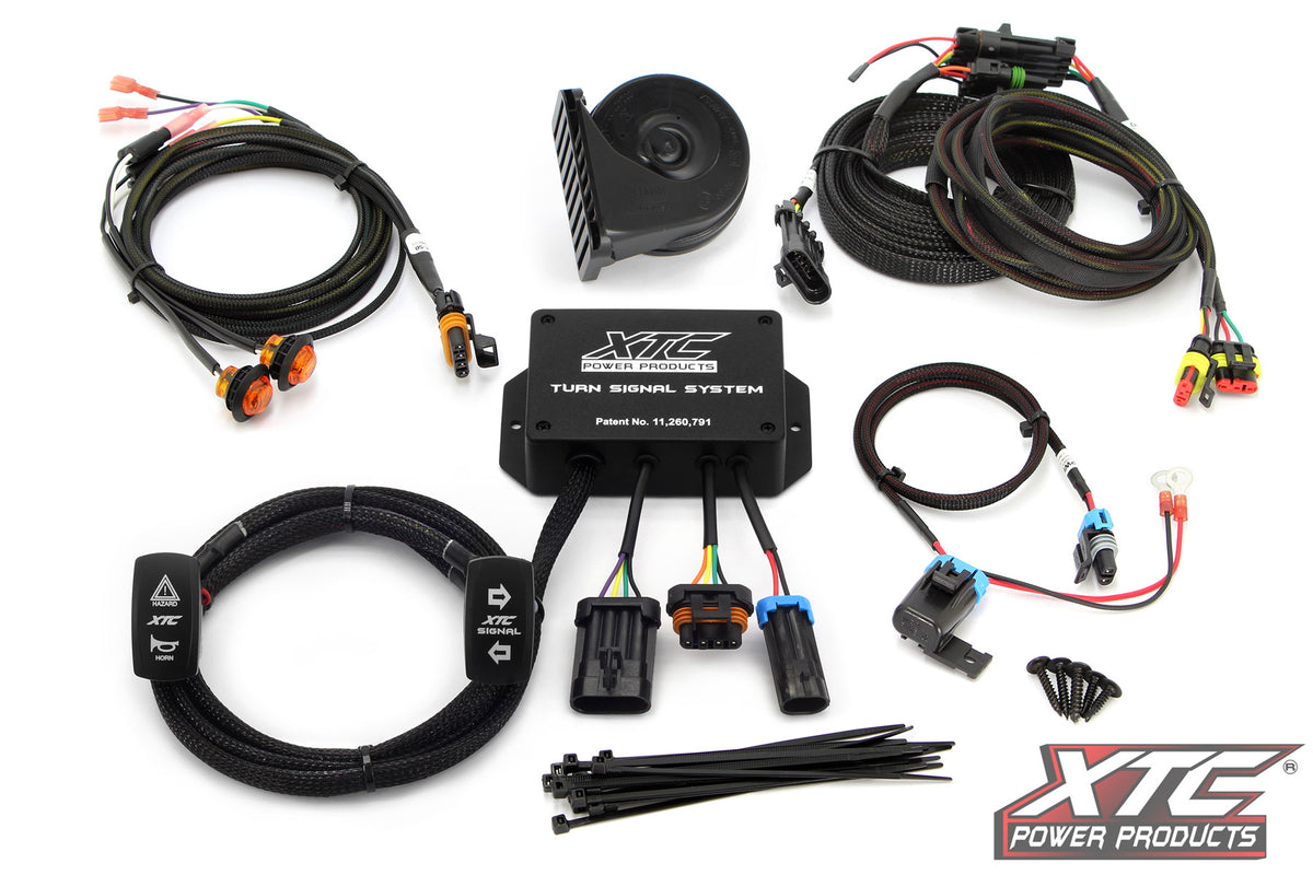XTC 0f4c9eb59c12e3b3 | Can-Am Defender Plug and Play Turn Signal System W/Horn uses Factory Brake Lights