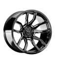 Torque Impact 20x9 6x135 -12mm – Gloss Black with Milled Accents