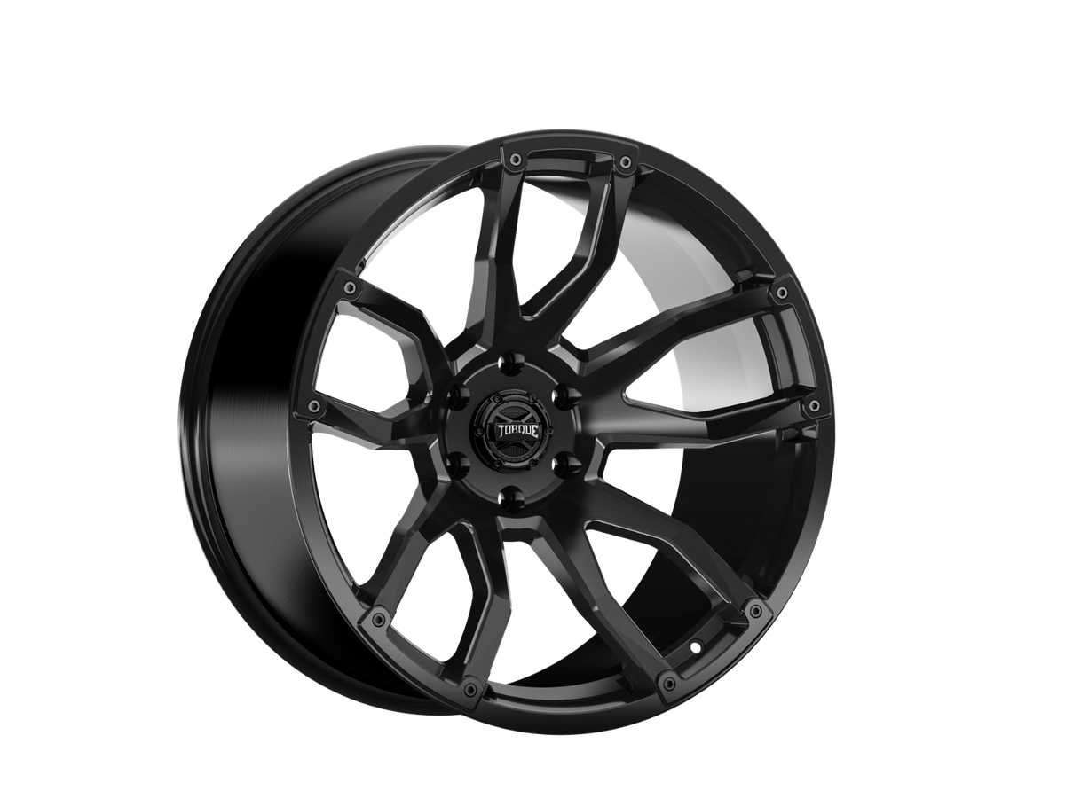 Torque Impact 20x9 6x139.7 -12mm – Satin Black
