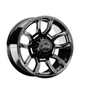 Torque Impact 20x9 8x180 0mm – Gloss Black with Milled Accents
