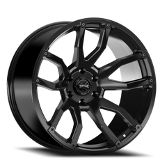 Torque Impact | Satin Black | 20x9 | 8x180 | 0mm