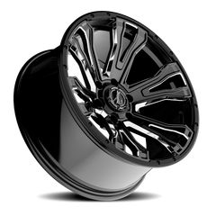 Torque Prime | Gloss Black w/Milled Accent | 20x9 | 6x5.5 | -12mm