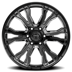 Torque Prime | Gloss Black w/Milled Accent | 20x9 | 6x5.5 | -12mm
