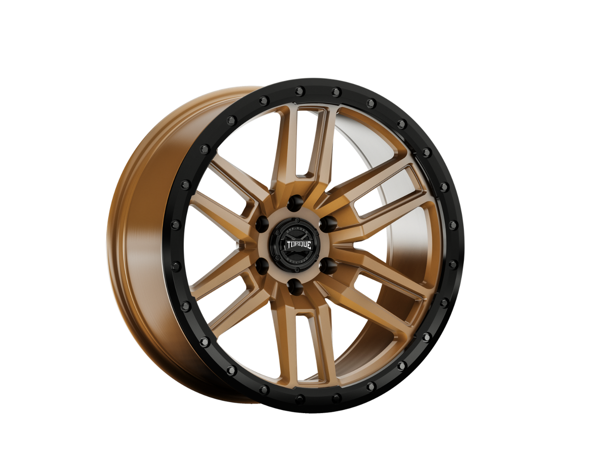 Torque Pritchett 20x9 6x139.7 -12mm – Bronze with Black Lip