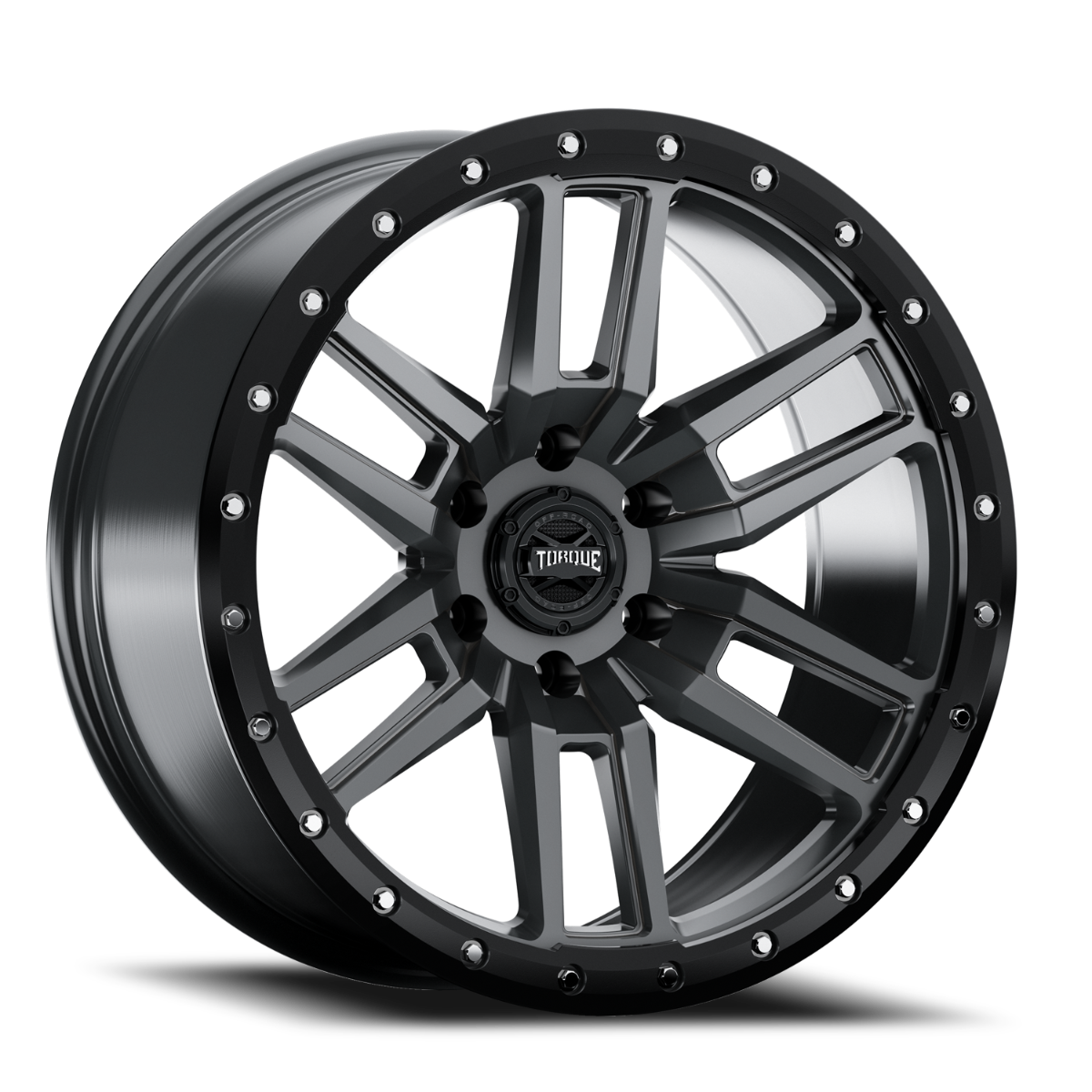 Torque Pritchett | Anthracite w/Black Lip | 20x9 | 6x135 | -12mm