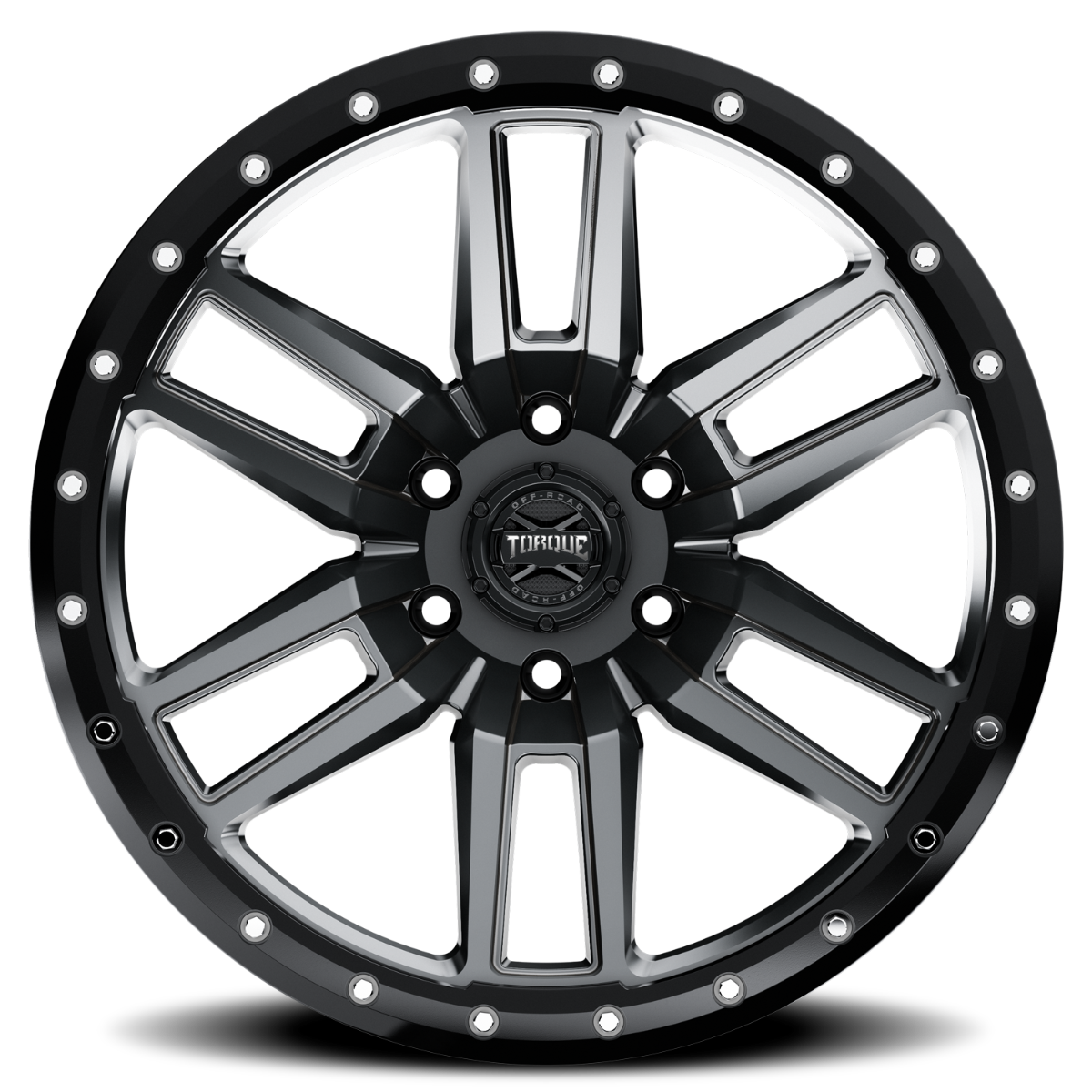 Torque Pritchett | Anthracite w/Black Lip | 20x9 | 6x135 | -12mm