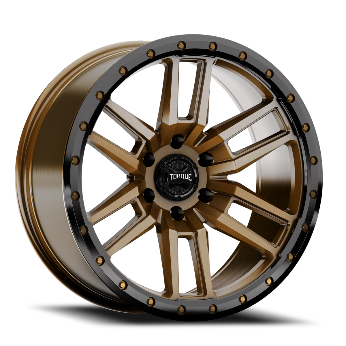 Torque Pritchett | Bronze w/Black Lip | 18x9 | 6x5.5 | -12mm