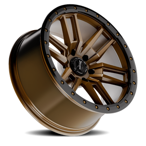 Torque Pritchett | Bronze w/Black Lip | 17x9 | 6x5.5 | 0mm