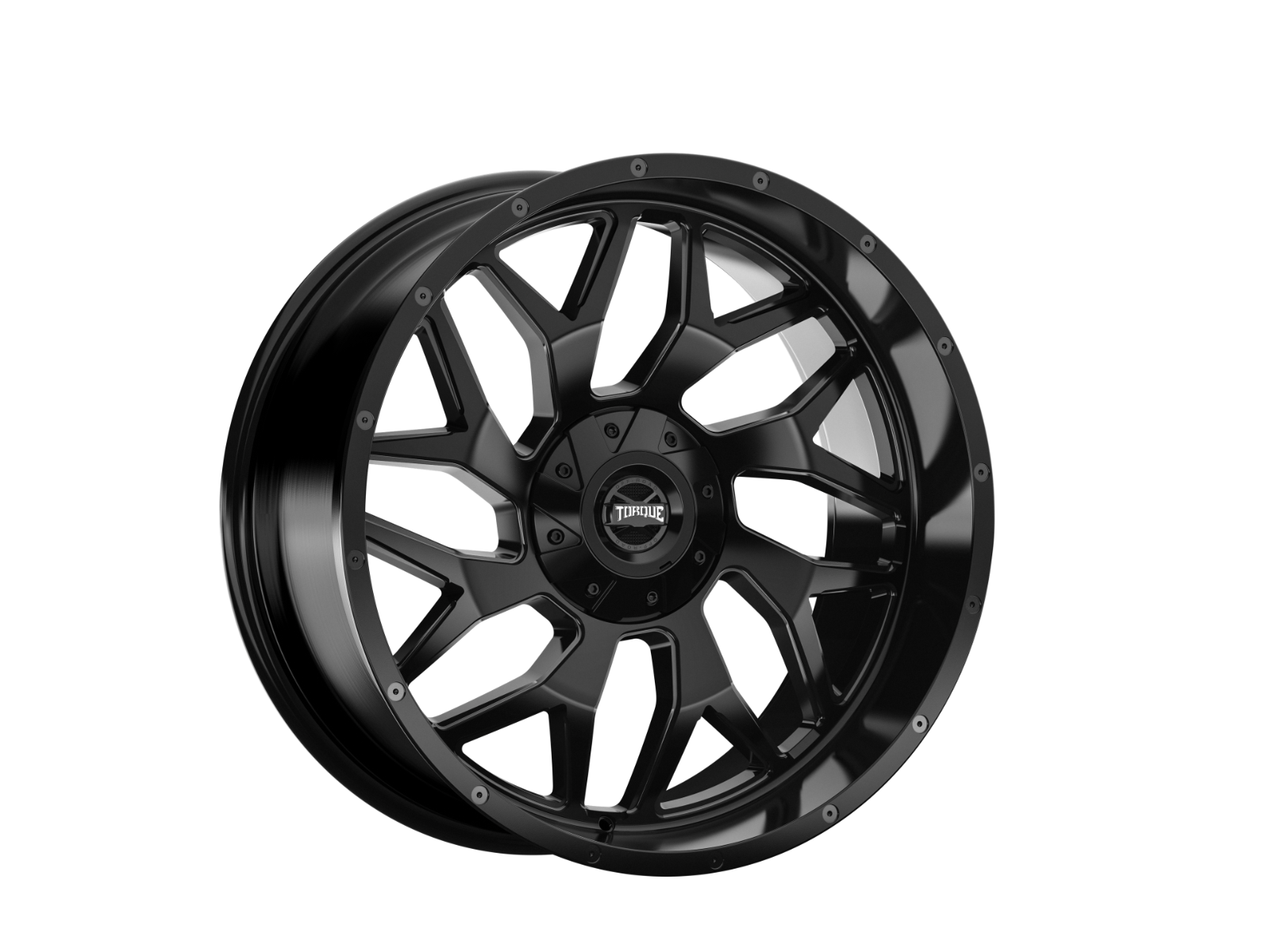 Torque Vortex 20x9 6x135 / 6x139.7 -12mm – Satin Black
