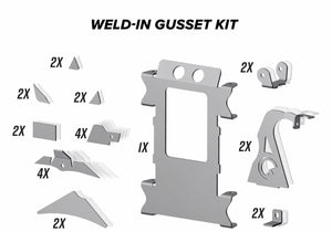 Polaris RZR XP Turbo Weld-In Gusset Kit