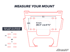 Polaris RZR 900 Winch Mounting Plate