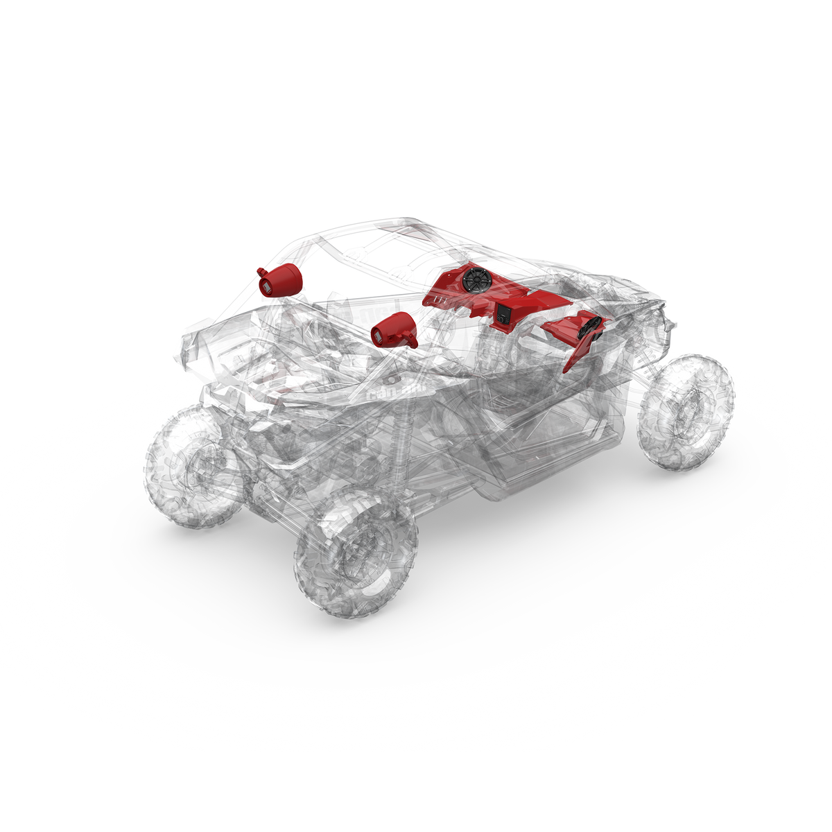 2017+ Can-Am X3 Stage 2 Audio System (Gen-3)