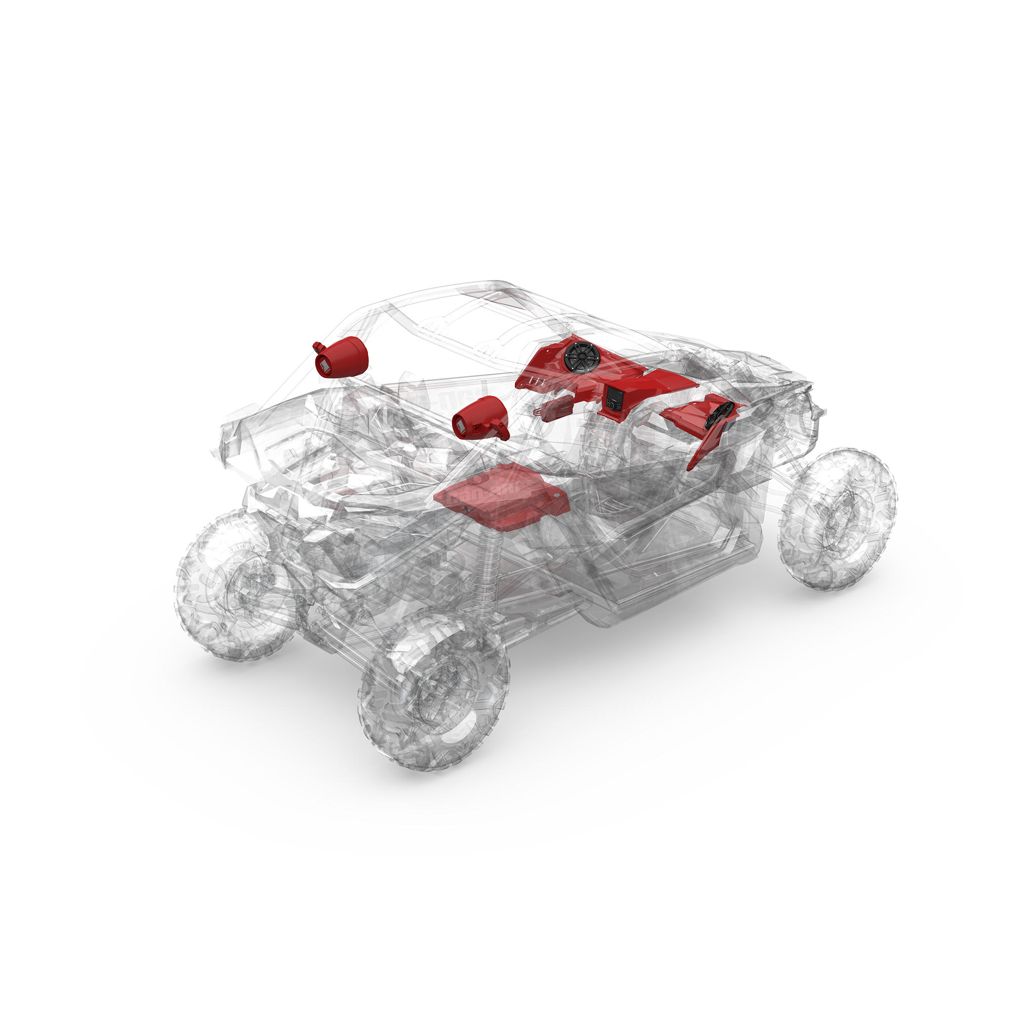 2017+ Can-Am X3 Stage 4 Audio System (Gen-3)