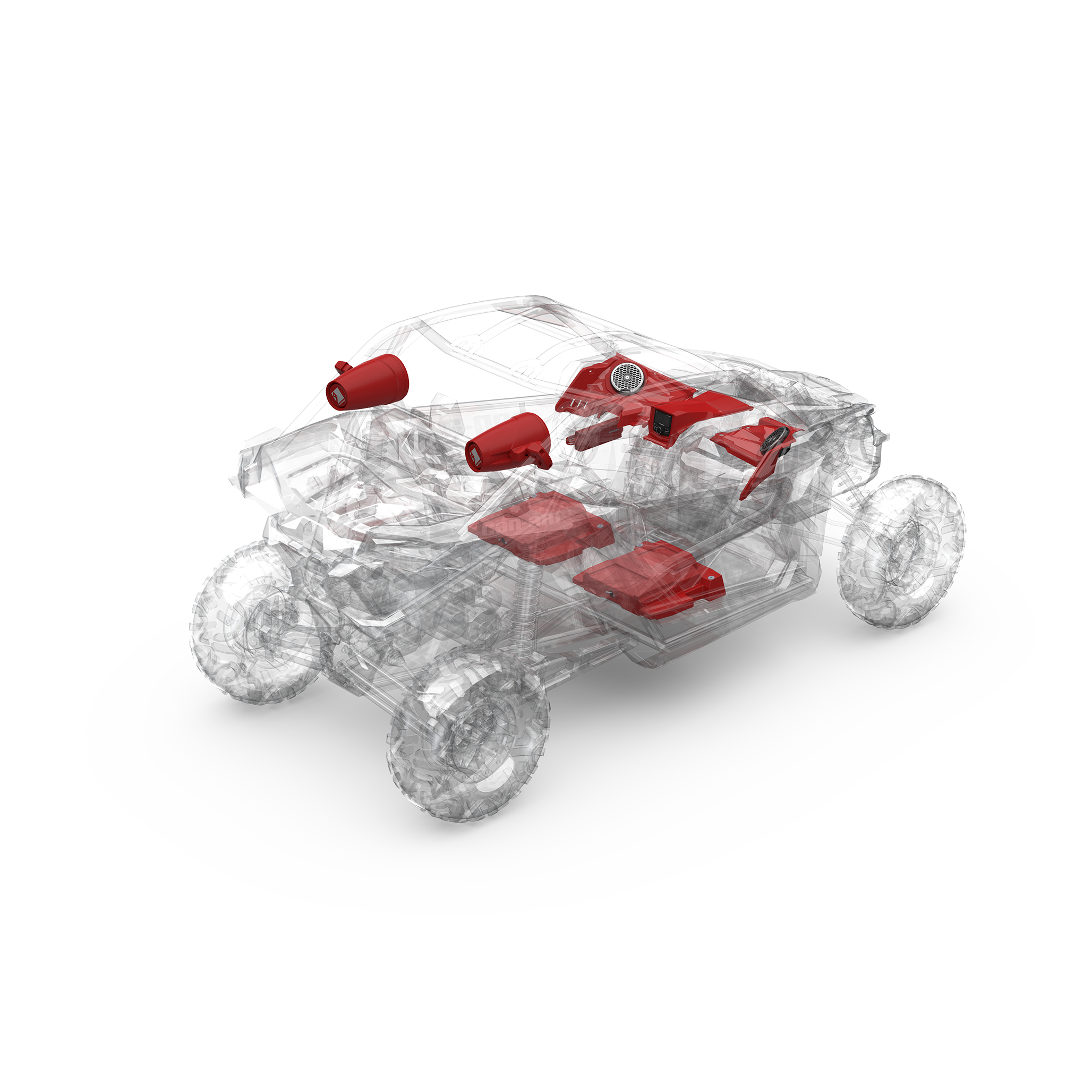 2017+ Can-Am X3 Stage 6 Audio System (Gen-3)