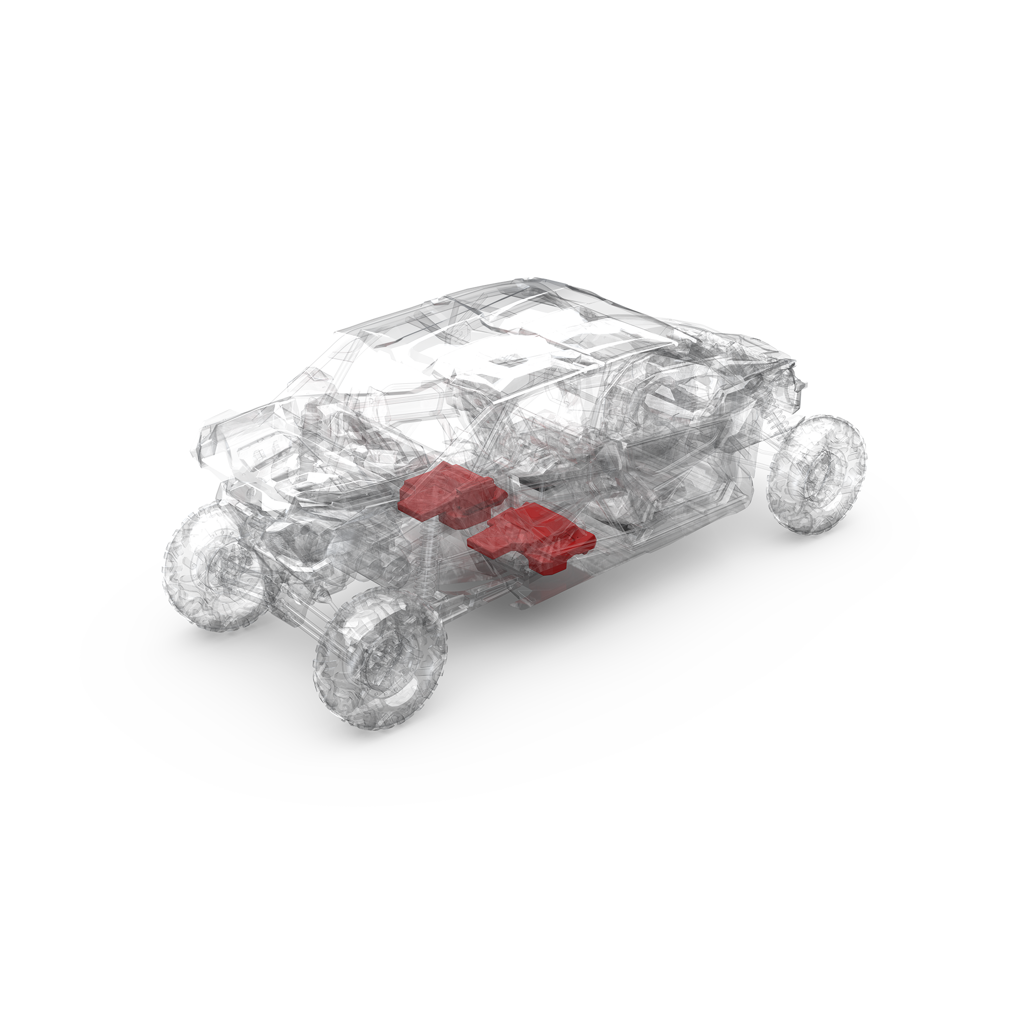 1,000 Watt Can-Am X3 MAX Rear Subwoofer Solution (Gen-3)