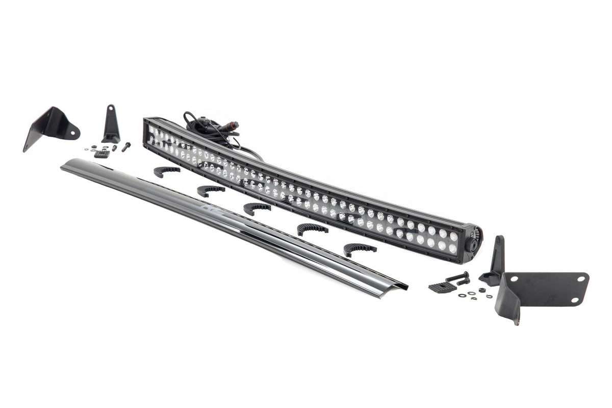 LED Light Kit | Bumper Mount | 40" Black Dual Row | Ram 2500/3500 4WD (11-18)