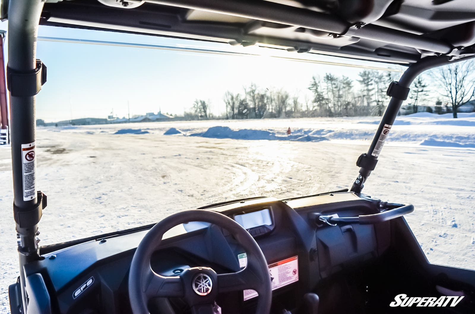 Yamaha Wolverine X4 850 Scratch-Resistant Full Windshield