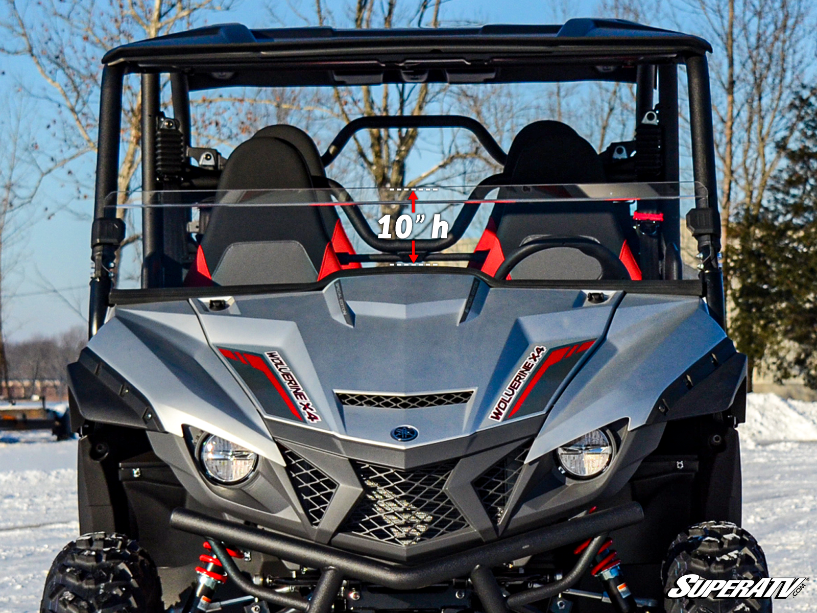 Yamaha Wolverine X2 850 Half Windshield