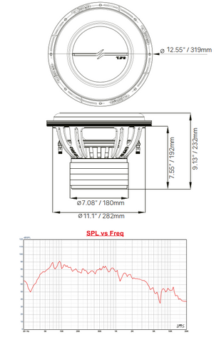 ZXI 12" High Excursion Subwoofer Quad Stacked Magnets | 1000W RMS DVC 2-Ohm - DS18