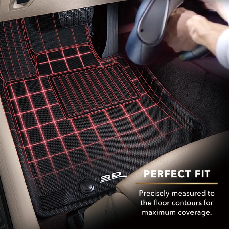 3D MAXpider 2014-2019 Mini Hardtop 2-Door/Convertible Kagu 1st Row Floormat - Black